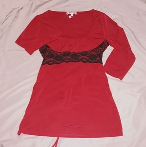 YOUNIQUE  Empire Waist  Med blouse